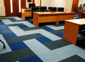Proyek Kantor Gunung Sahari Jakarta Karpet Tile Bravo Total Pemasangan  300 M2